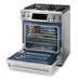 Thor Kitchen 30" Tilt Panel Self-Cleaning Natural Gas Range in Stainless Steel, TRG3001 Thor Kitchen