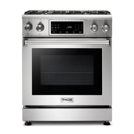 Thor Kitchen 30" Tilt Panel Self-Cleaning Propane Gas Range in Stainless Steel, TRG3001LP Thor Kitchen Dreamwood Living
