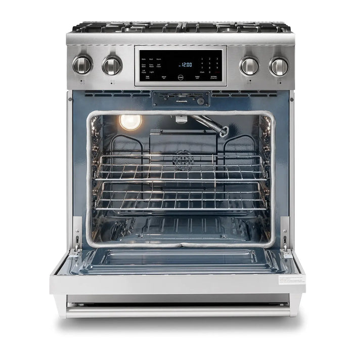 Thor Kitchen 30" Tilt Panel Self-Cleaning Propane Gas Range in Stainless Steel, TRG3001LP Thor Kitchen Dreamwood Living