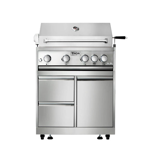 Thor Kitchen 32" Built-In Liquid Propane Grill in Stainless Steel, MK04SS304 Thor Kitchen