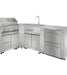 Thor Kitchen 35" Outdoor Kitchen Refrigerator Cabinet in Stainless Steel, MK02SS304 Thor Kitchen