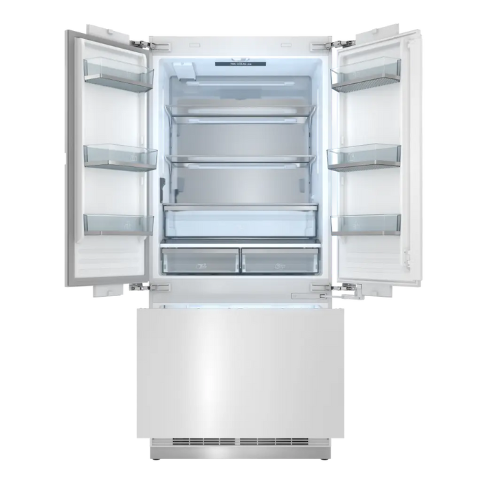 Thor Kitchen 36" Built-In Panel Ready French Door Refrigerator, XRF3619BFP Thor Kitchen Dreamwood Living