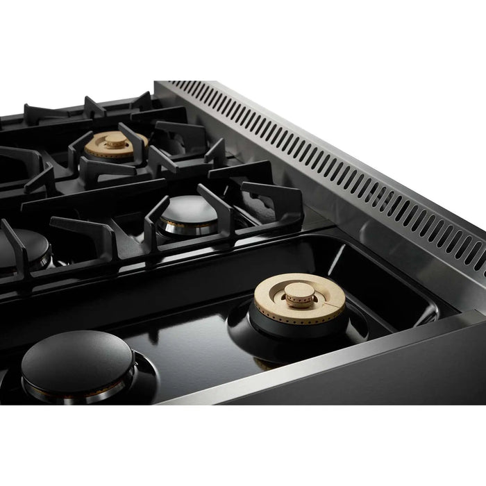 Thor Kitchen 36" Professional Dual Fuel Range in Stainless Steel, HRD3606U Thor Kitchen