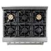 Thor Kitchen 36" Professional Dual Fuel Range in Stainless Steel, HRD3606ULP Thor Kitchen