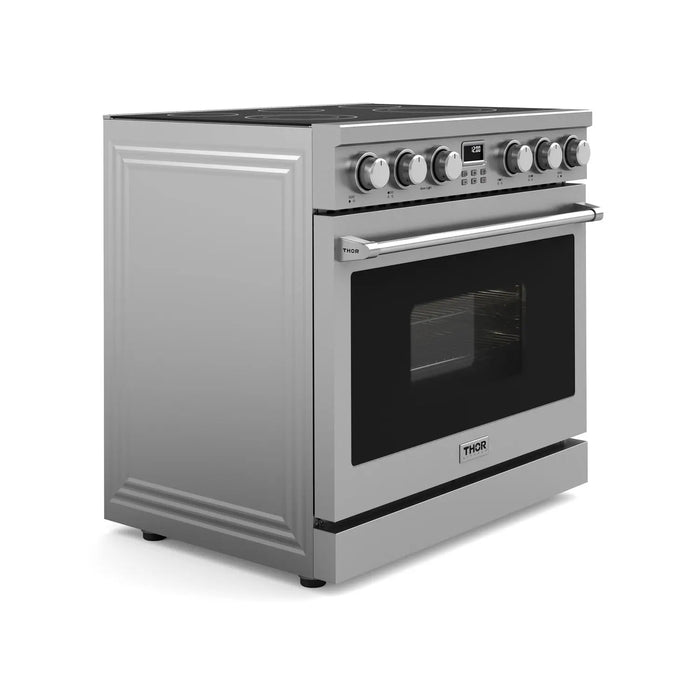 Thor Kitchen 36" Professional Electric Range in Stainless Steel, ARE36 Thor Kitchen