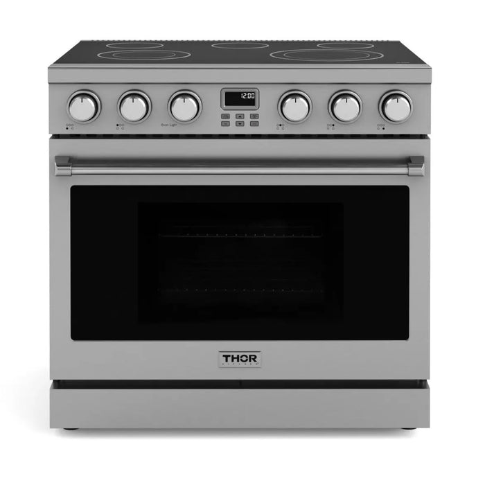 Thor Kitchen 36" Professional Electric Range in Stainless Steel, ARE36 Thor Kitchen