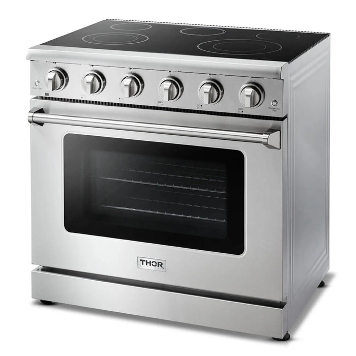 Thor Kitchen 36" Professional Electric Range in Stainless Steel, HRE3601 Thor Kitchen