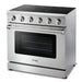 Thor Kitchen 36" Professional Electric Range in Stainless Steel, HRE3601 Thor Kitchen