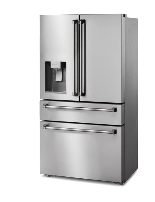 Thor Kitchen 36" Professional French Door Refrigerator with Ice and Water Dispenser, TRF3601FD Thor Kitchen