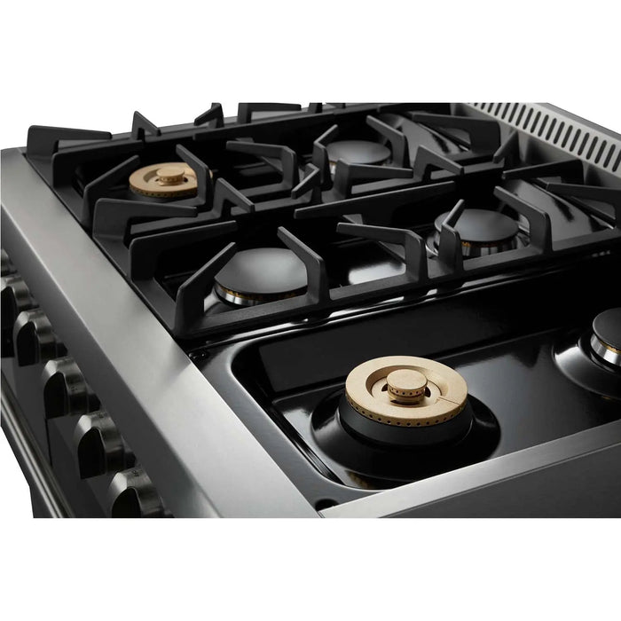 Thor Kitchen 36" Professional Natural Gas Range in Stainless Steel, HRG3618U Thor Kitchen