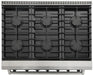 Thor Kitchen 36" Professional Natural Gas Range in Stainless Steel, LRG3601U Thor Kitchen