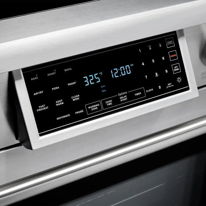 Thor Kitchen 36" Tilt Panel Electric Range in Stainless Steel with Air Fry Feature, TRE3601 Thor Kitchen