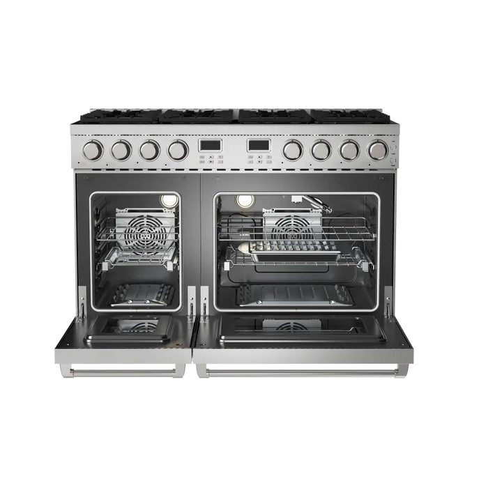 Thor Kitchen 48" Contemporary Natural Gas Range in Stainless Steel, ARG48 Thor Kitchen Dreamwood Living