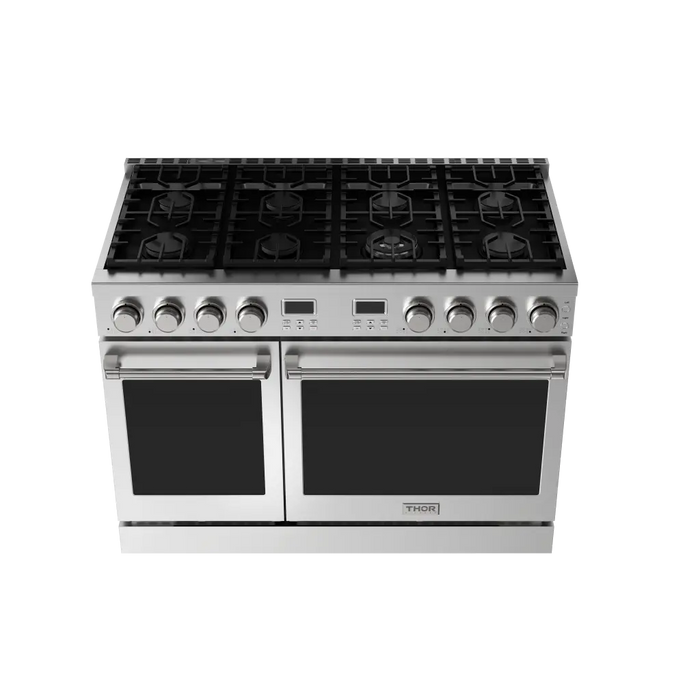 Thor Kitchen 48" Contemporary Natural Gas Range in Stainless Steel, ARG48 Thor Kitchen Dreamwood Living