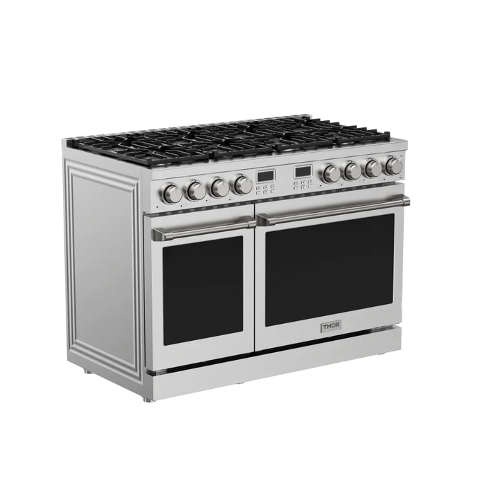 Thor Kitchen 48" Contemporary Natural Gas Range in Stainless Steel, ARG48 Thor Kitchen Dreamwood Living