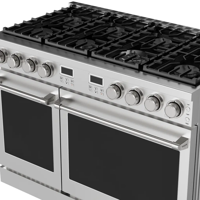 Thor Kitchen 48" Contemporary Natural Gas Range in Stainless Steel, ARG48 Thor Kitchen Dreamwood Living
