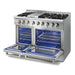 Thor Kitchen 48" Dual Fuel Range in Stainless Steel, HRD4803U Thor Kitchen