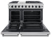 Thor Kitchen 48" Dual Oven Natural Gas Range in Stainless Steel, LRG4807U Thor Kitchen