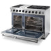 Thor Kitchen 48" Dual Oven Natural Gas Range in Stainless Steel, LRG4807U Thor Kitchen