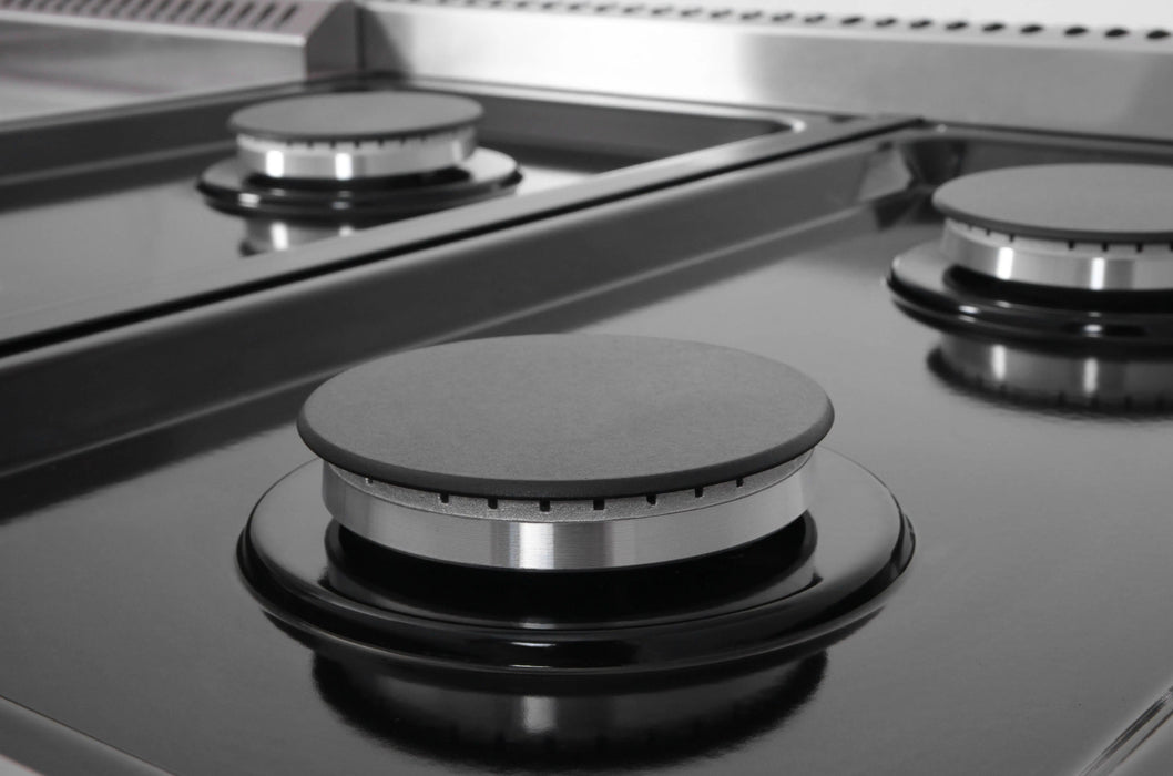 Thor Kitchen 48" Dual Oven Natural Gas Range in Stainless Steel, LRG4807U Thor Kitchen