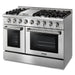 Thor Kitchen 48" Professional Natural Gas Range in Stainless Steel, HRG4808U Thor Kitchen