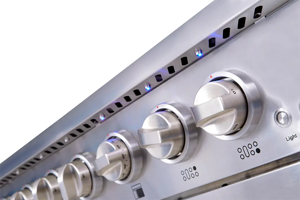 Thor Kitchen 48" Professional Natural Gas Range in Stainless Steel, HRG4808U Thor Kitchen