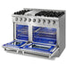 Thor Kitchen 48" Propane Gas Range in Stainless Steel with Dual Oven and Griddle, HRG4808ULP Thor Kitchen