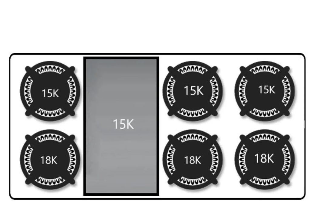 Thor Kitchen 48" Propane Gas Range in Stainless Steel with Dual Oven and Griddle, HRG4808ULP Thor Kitchen