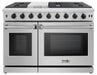 Thor Kitchen 48" Propane Gas Range in Stainless Steel, LRG4807ULP Thor Kitchen