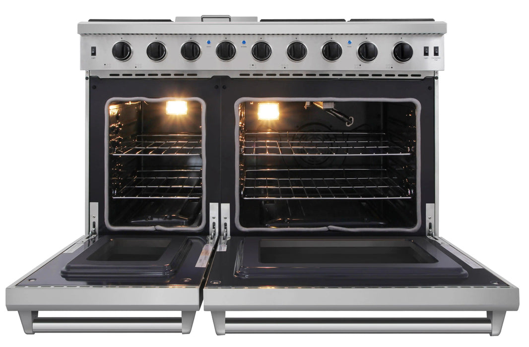 Thor Kitchen 48" Propane Gas Range in Stainless Steel, LRG4807ULP Thor Kitchen
