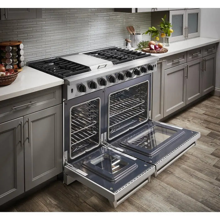 Thor Kitchen 48" Propane Gas Range in Stainless Steel, LRG4807ULP Thor Kitchen