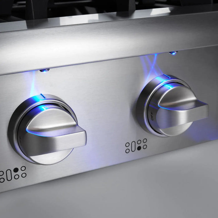 Thor Kitchen 48" Propane Gas Rangetop in Stainless Steel, HRT4806ULP Thor Kitchen Dreamwood Living