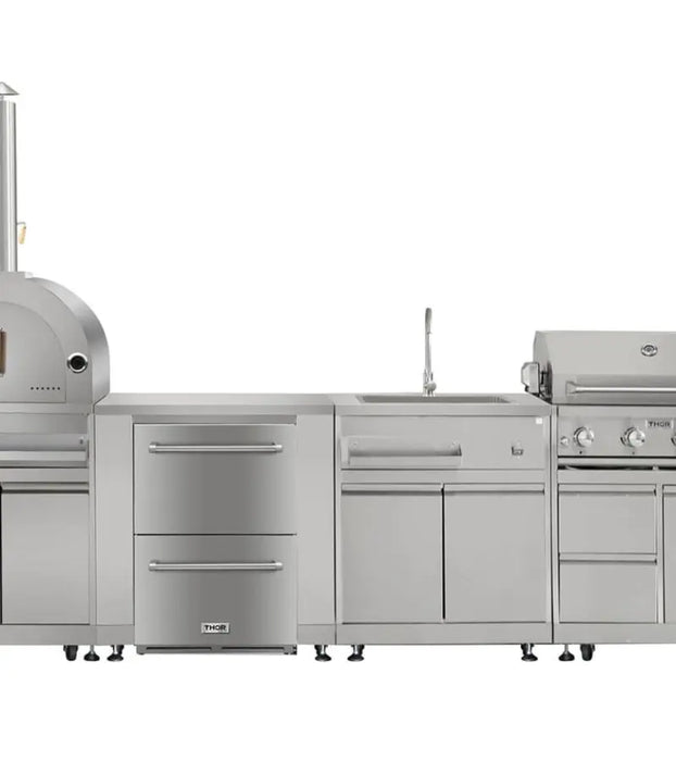 Thor Kitchen Pizza Oven Cabinet in Stainless Steel, MK07SS304 Thor Kitchen
