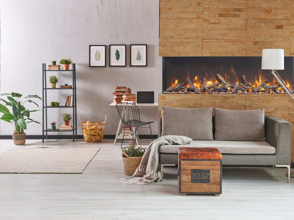Amantii 88" Tru View XT Lumina Electric Fireplace