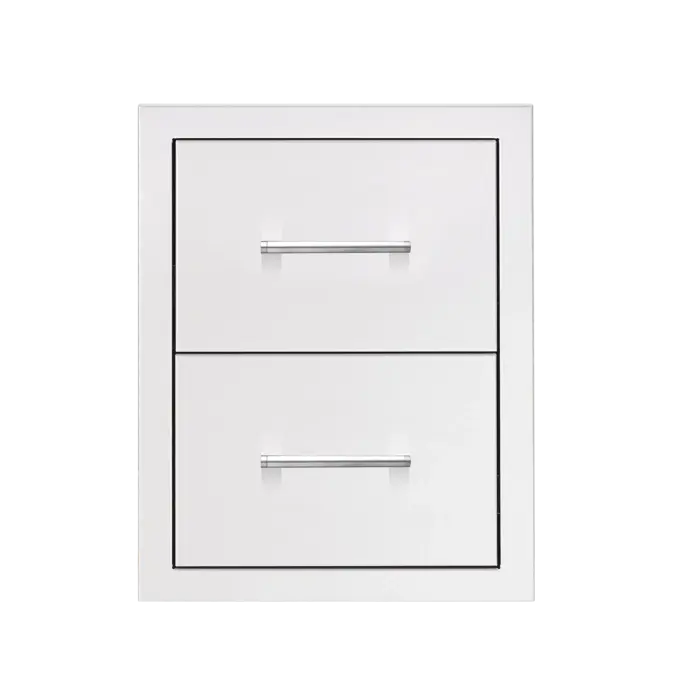 TrueFlame 17-Inch Double Drawer Masonry Frame - TF-DR2-17M-A TrueFlame Dreamwood Living