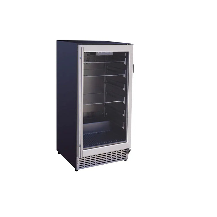TrueFlame 24" Outdoor Rated Refrigerator w/ Glass Door - AMD-RFR-24G TrueFlame Dreamwood Living