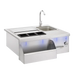 TrueFlame 30" Lighted Beverage & Prep Station - TF-BC-30L-W TrueFlame Dreamwood Living