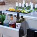 TrueFlame 30" Lighted Beverage & Prep Station - TF-BC-30L-W TrueFlame Dreamwood Living