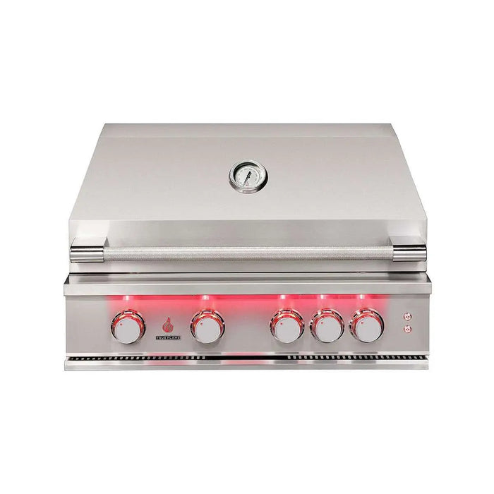TrueFlame 32" Built-In 4-Burner Gas Grill with LED Lighting - TF32