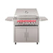 TrueFlame 32" Freestanding 4-Burner Gas Grill with LED Lighting - TF32+CART-TF-32DC TrueFlame Dreamwood Living