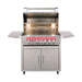TrueFlame 32" Freestanding 4-Burner Gas Grill with LED Lighting - TF32+CART-TF-32DC TrueFlame Dreamwood Living