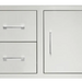 TrueFlame 33" 2-Drawer & Access Door Combo Masonry Frame - TF-DC2-33M-A TrueFlame Dreamwood Living
