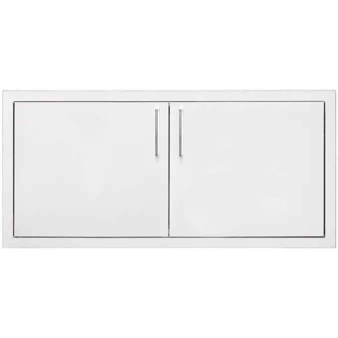TrueFlame 36" 2-Drawer Dry Storage Pantry & Enclosed Cabinet Combo - TF-DP-36DC-A TrueFlame Dreamwood Living