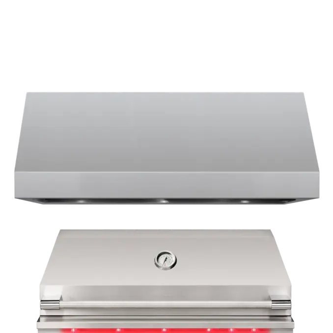 TrueFlame 36" Vent Hood with 1,000 CFM Motor and Mounting Bracket - TF-VH36-2 TrueFlame Dreamwood Living