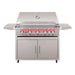 TrueFlame 40" Freestanding 5-Burner Gas Grill with LED Lighting - TF40+CART-TF-40DC TrueFlame Dreamwood Living