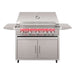 TrueFlame 40" Freestanding 5-Burner Gas Grill with LED Lighting - TF40+CART-TF-40DC TrueFlame Dreamwood Living