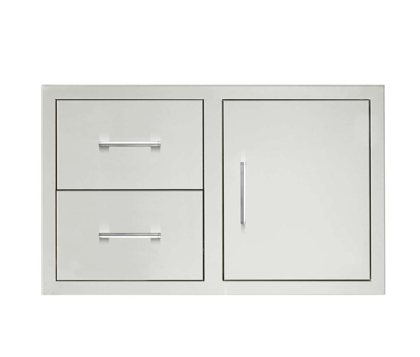 TrueFlame 36-Inch 2-Drawer & Access Door Combo - TF-DC2-36-A