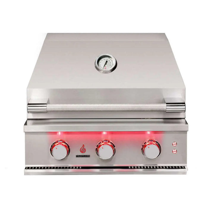 TrueFlame 25″ Built-In 3-Burner Gas Grill with LED Lighting - TF25