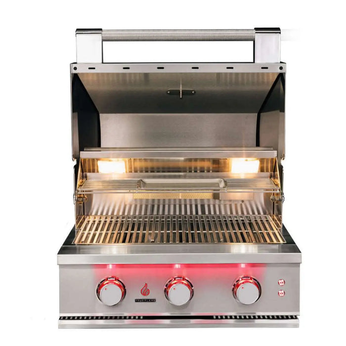 TrueFlame 25″ Built-In 3-Burner Gas Grill with LED Lighting - TF25
