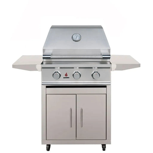 TrueFlame E Series 25″ Freestanding 3-Burner Gas Grill - TFE25+CART-TF-25DC TrueFlame Dreamwood Living